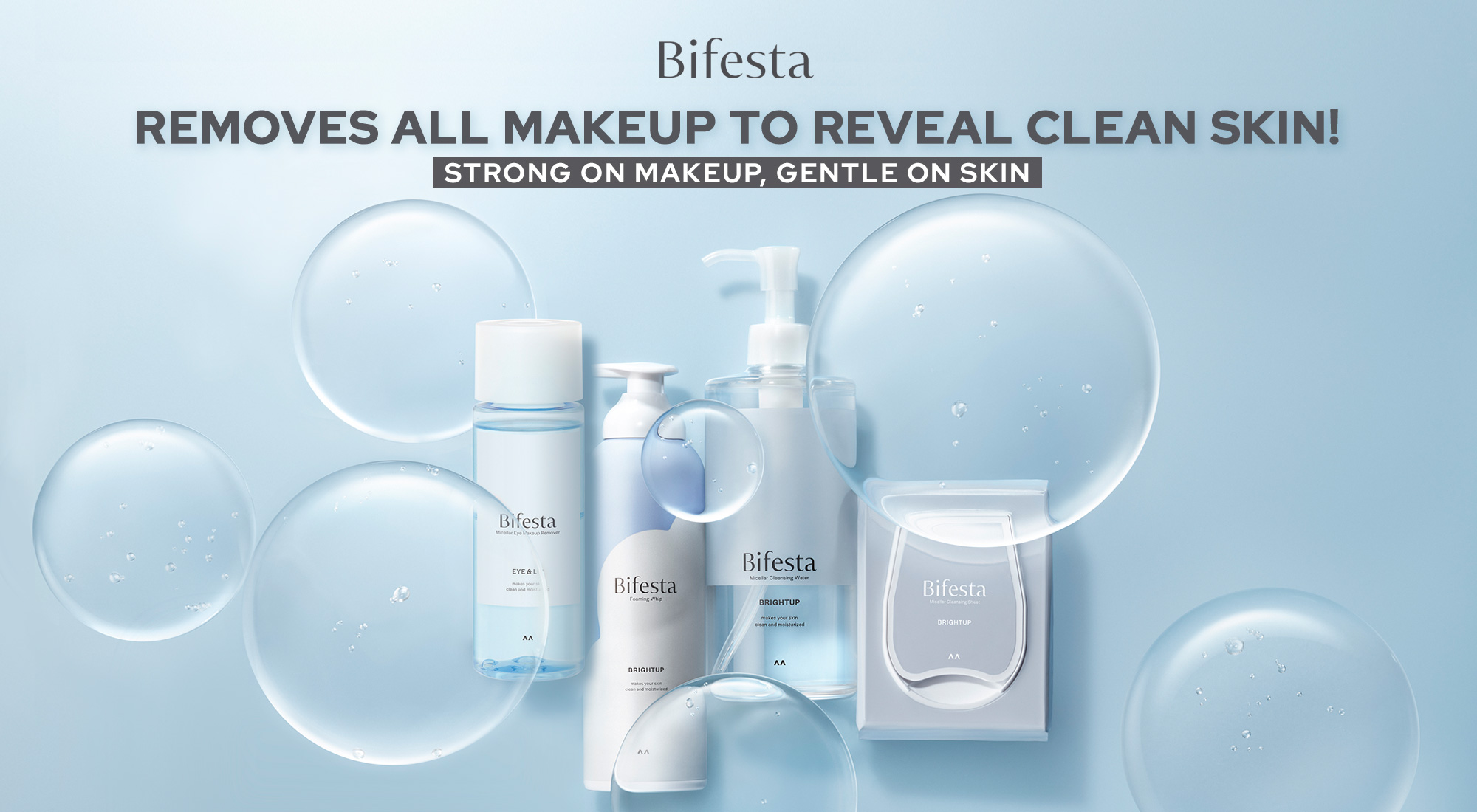 Bifesta Products Lineup