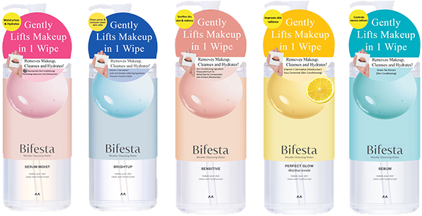 Micellar cleansing water range